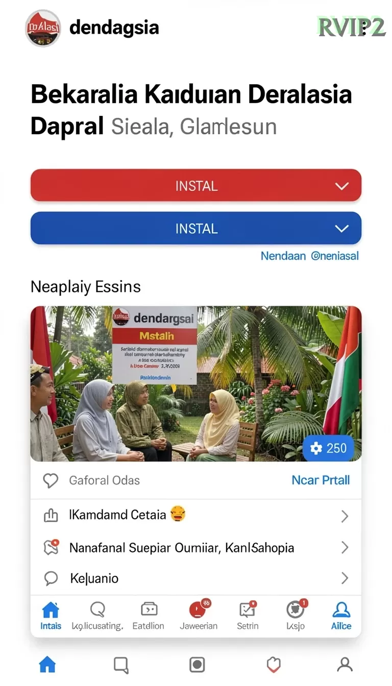 Cuplikan layar SURGA11 — menu navigasi