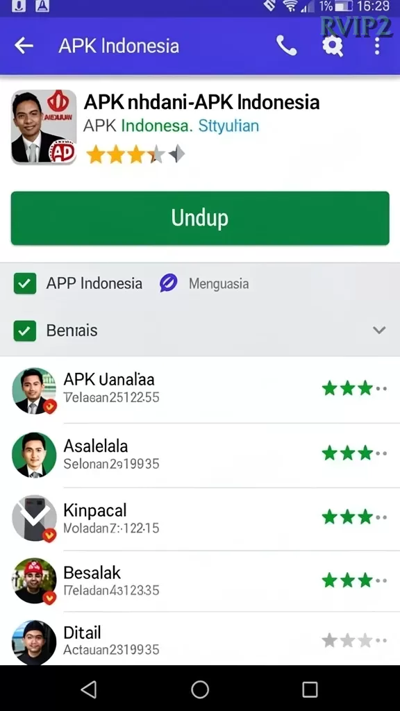 Cuplikan layar RADEN4D — aktivitas