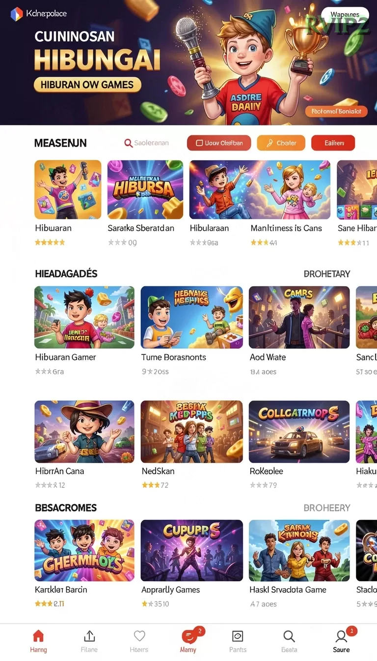 Cuplikan layar ORA78 — menu navigasi