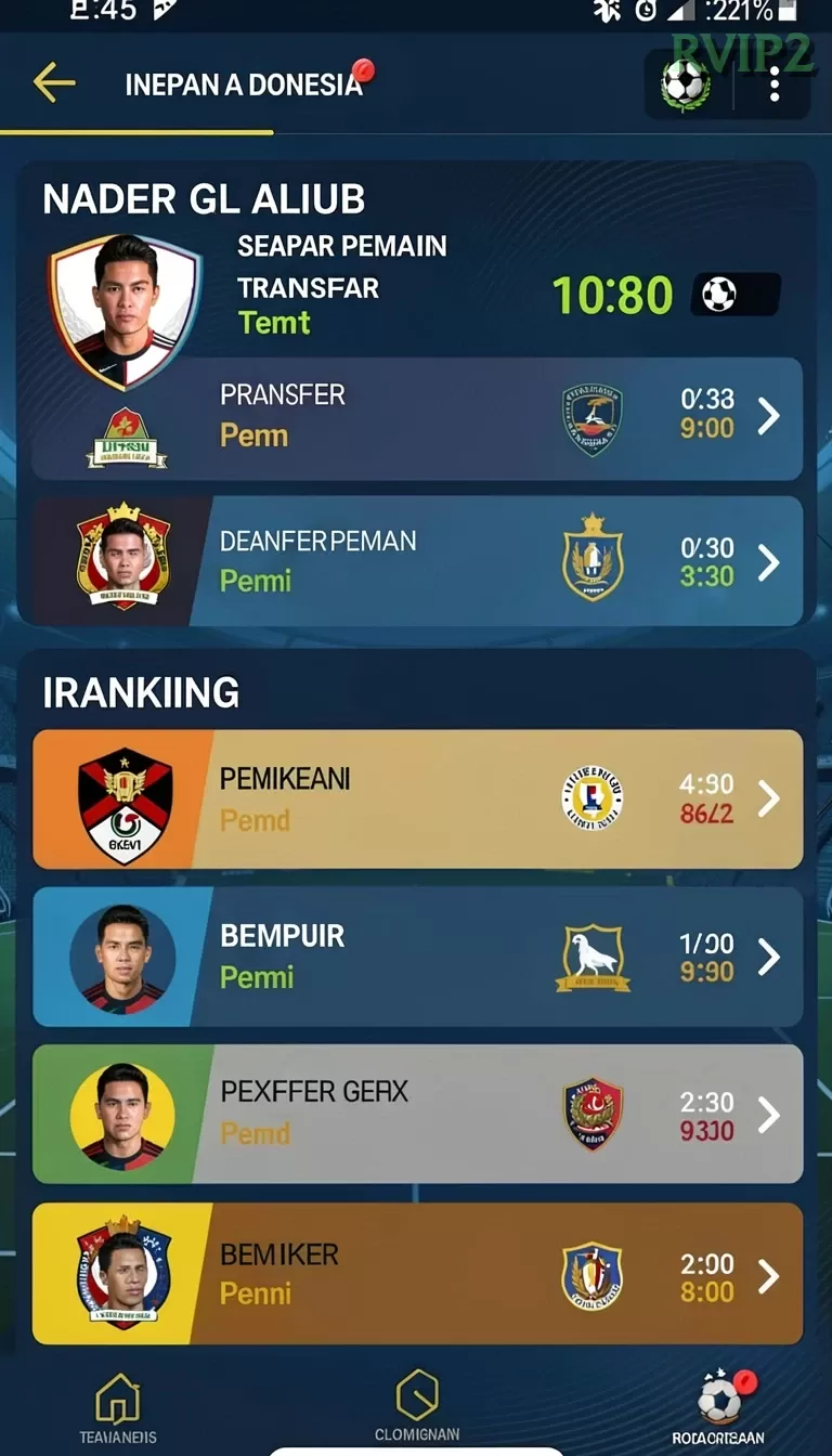 Cuplikan layar VT789 — halaman utama