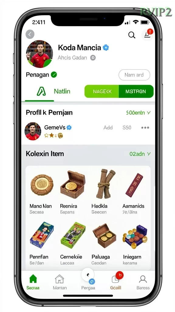 Cuplikan layar ORA78 — pengaturan akun