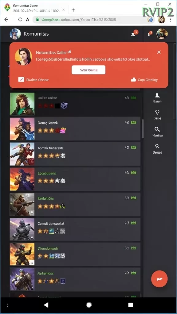 Cuplikan layar SUPWIN777 — menu navigasi